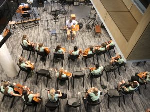 Year 6 students enjoying the new Westside Christian College Creative Industries Building